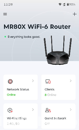 Mercusys Mr80x AX3000 Dual-Band Wi-Fi 6 Router